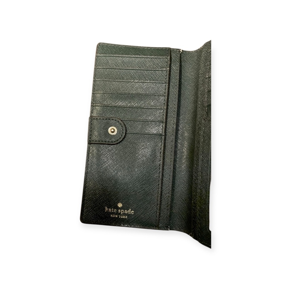 Kate Spade Olive Green Leather Wallet (item#20006) - Picture 4 of 10